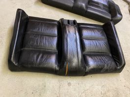 Ledersitze Rückbank BMW E30 Cabrio schwarz
