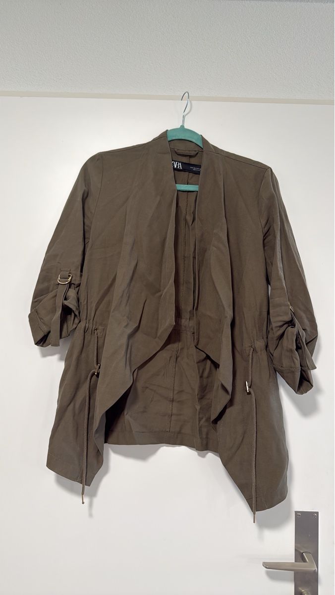 Zara Giacche: Khaki lightweight summer jacket , size S - Perfect! – Usato da Effretikon venduto da lio_gjr8