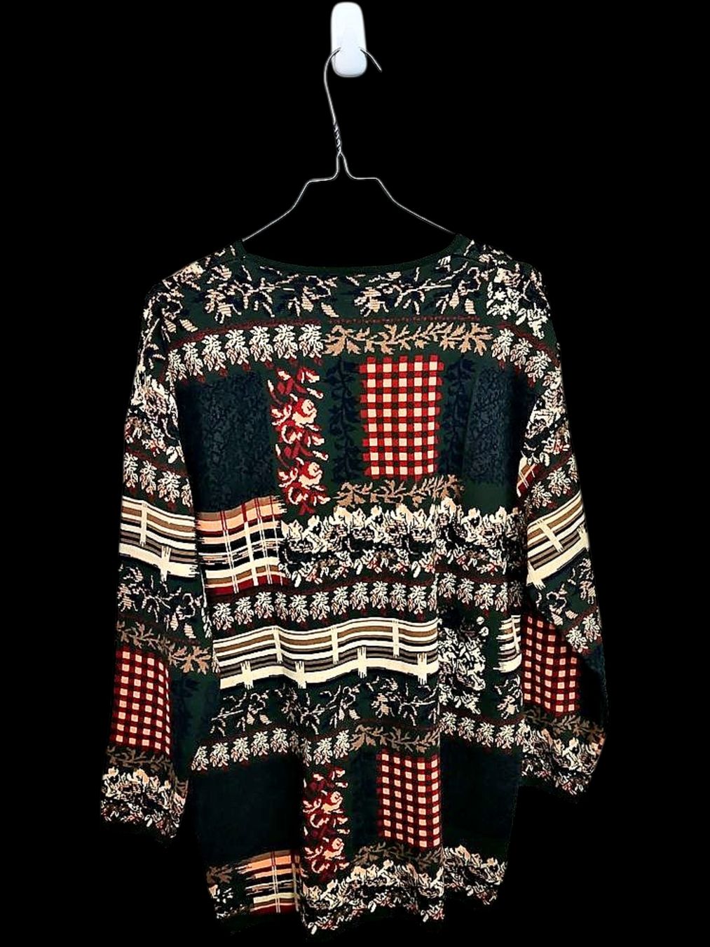 Maglioni & Felpe: Vintage Gemusterter Strickpullover - Größe L – Usato da Zug venduto da vinokilo 3