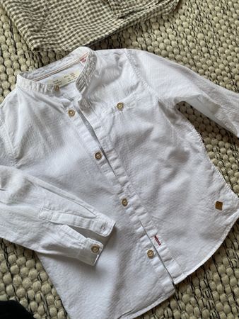 Zara Hemd weiss 92/98