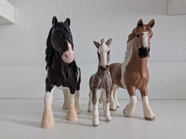 Schleich Tinker Pferde Familie
