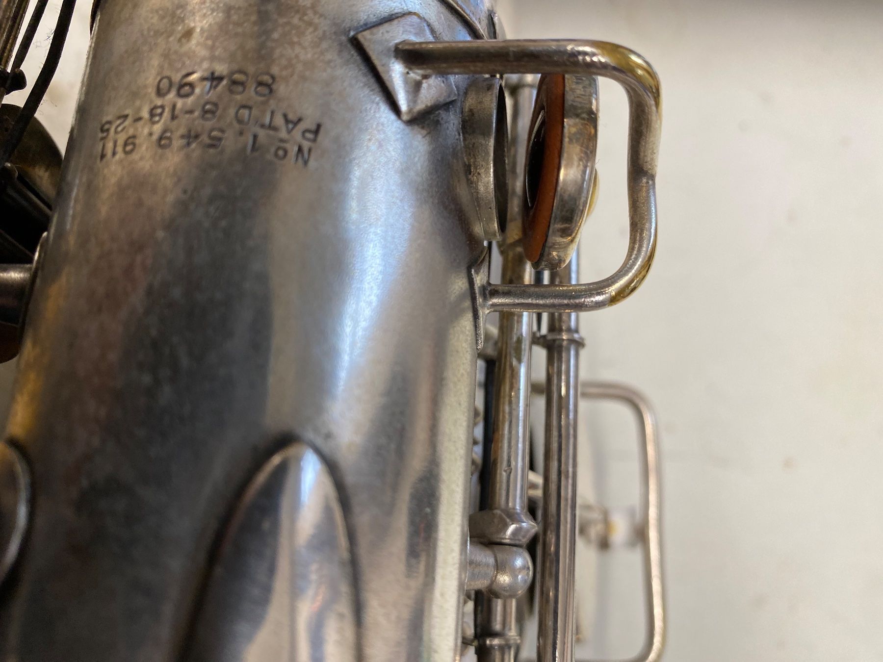 King Musical Instruments Strumenti musicali: Alto sax King versilbert – Usato da Burgdorf venduto da kla_r5tf 2