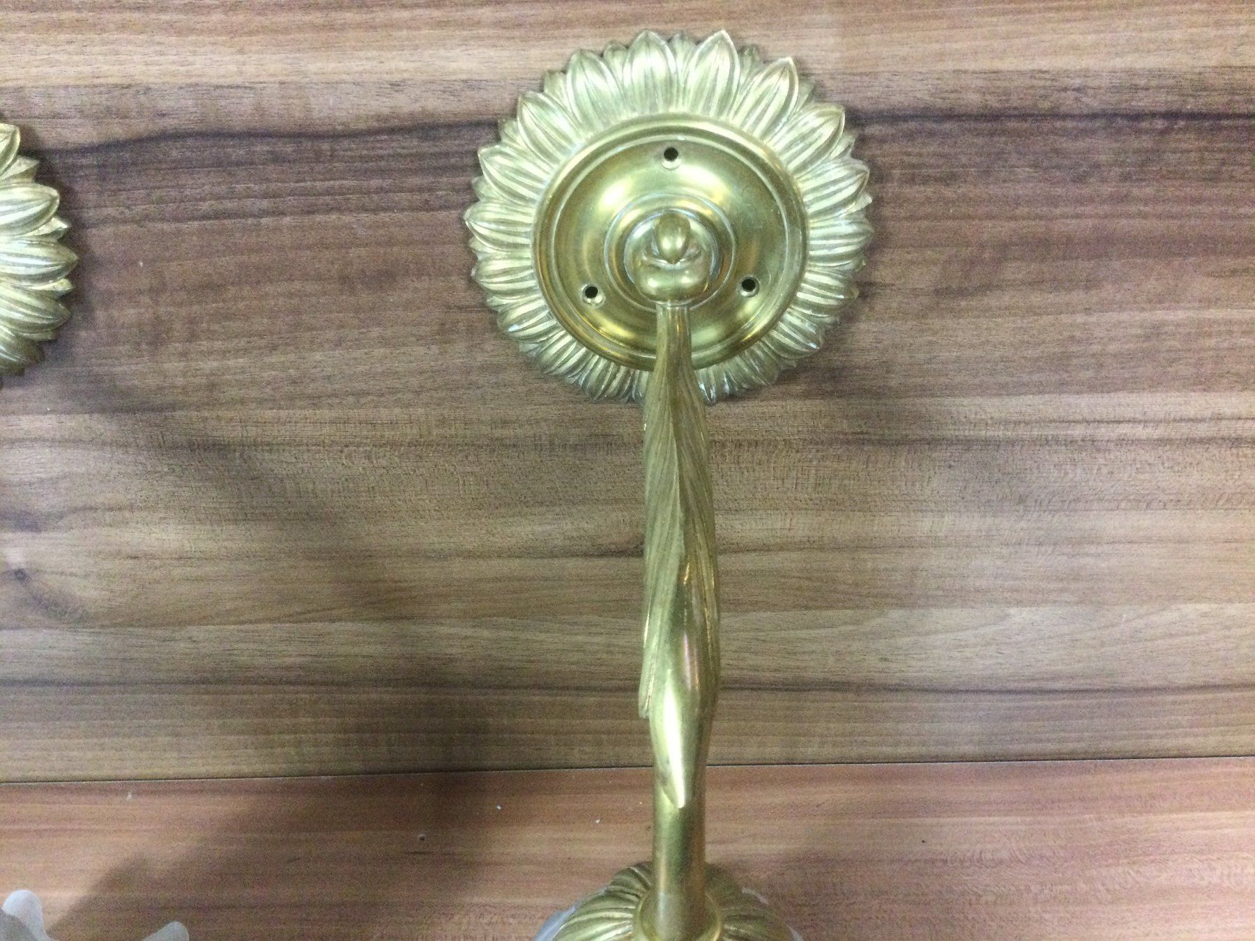 Lampes: Gebrauchte schöne Messing Wandlampen – D'occasion à Wangen SZ par kuriosum12 1