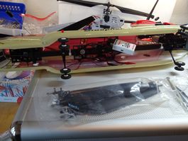 Graupner Chinook Indoor Helikopter RC, Alukoffer
