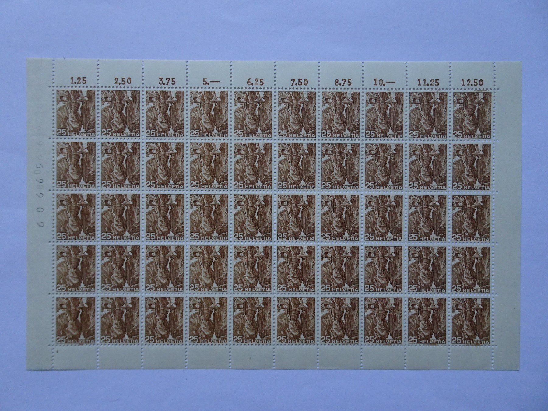 Tutti i francobolli: 1936*-1938* TYP y – Nuovo (secondo la descrizione) da Aadorf venduto da Chnorli-Furz