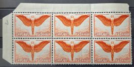 Flugpost F11 6er Block postfrisch