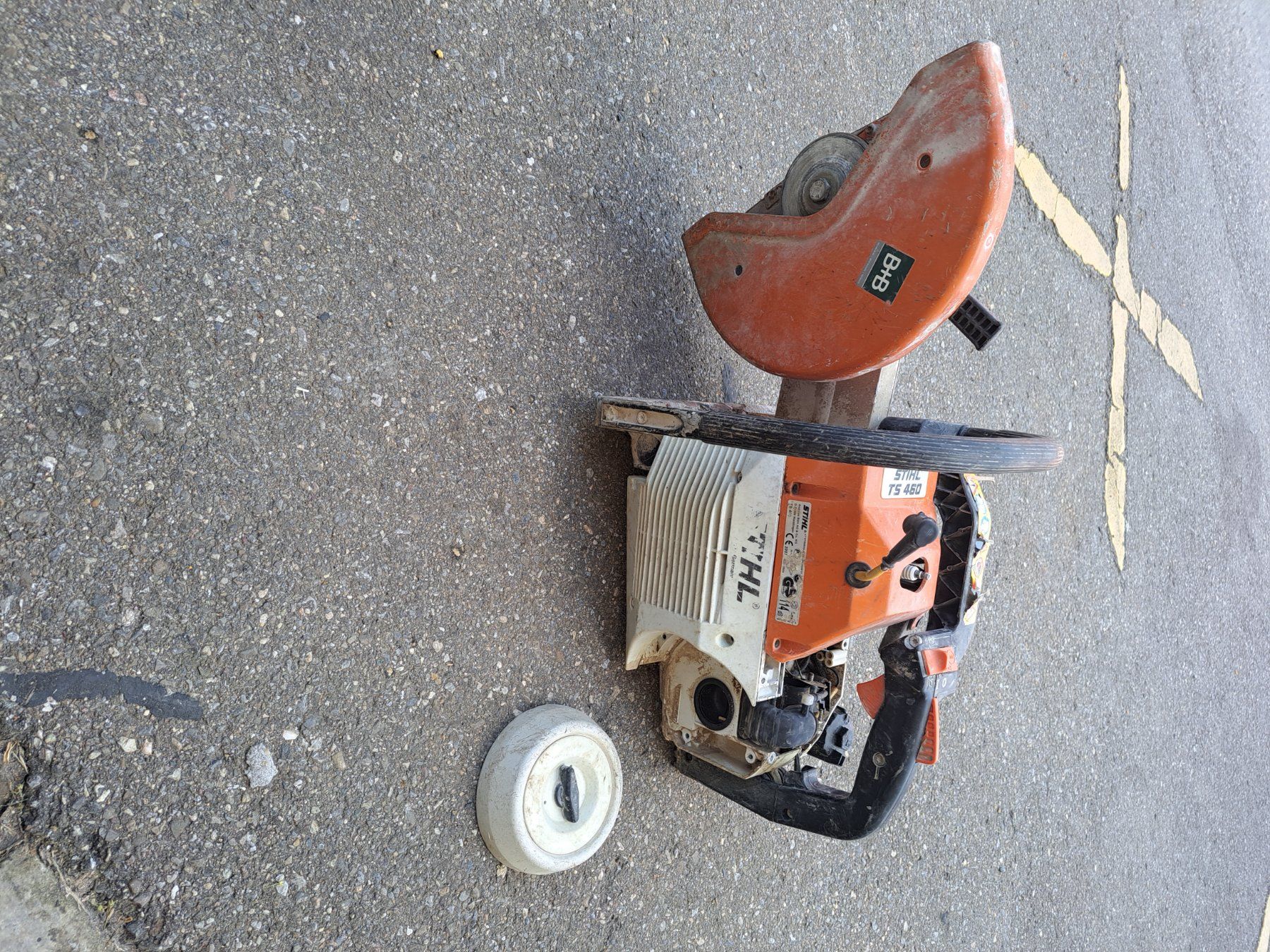 Stihl Sägen: Stihl TS 460  Betonfräse – Defekt aus meiringen von moto30