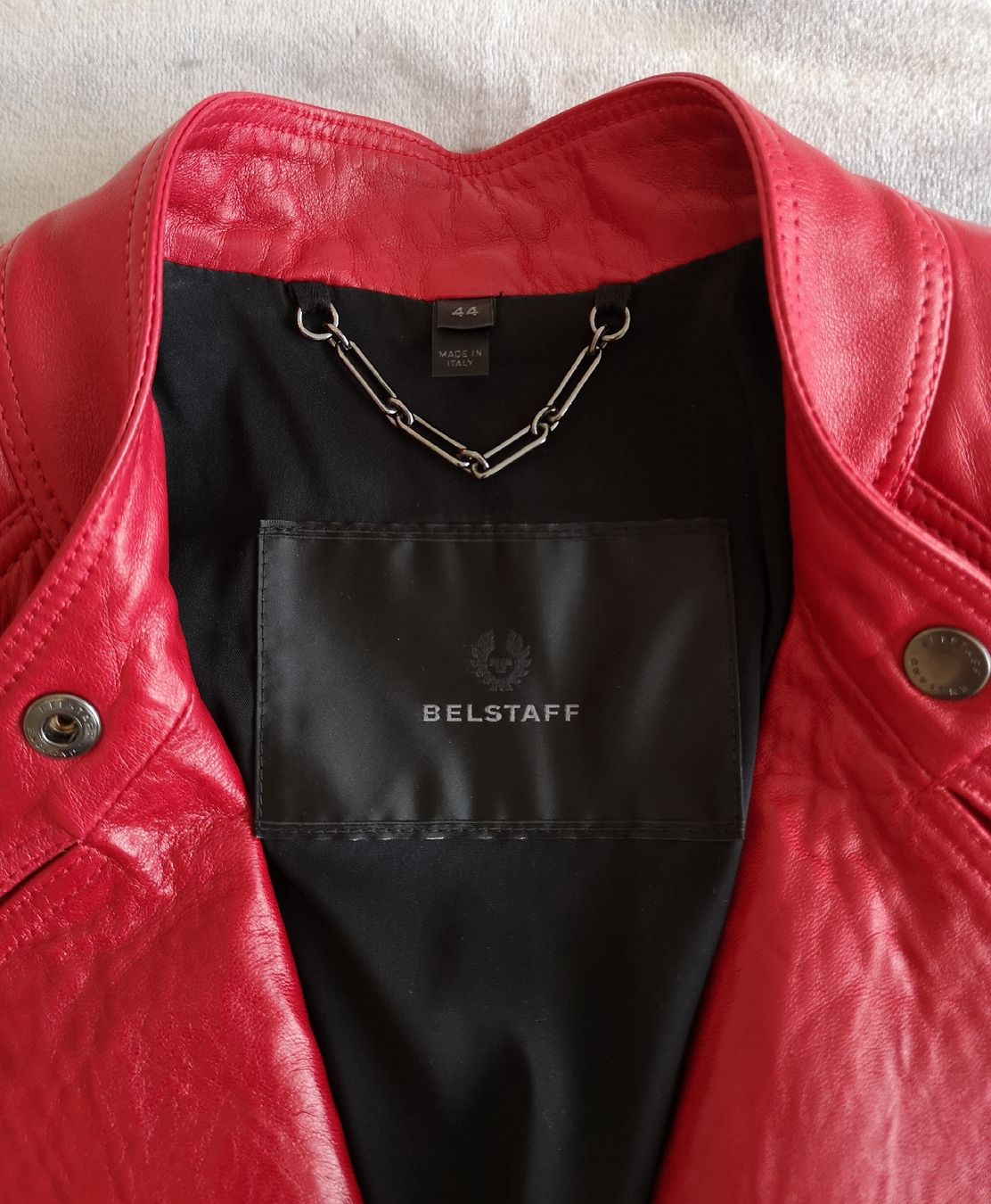Belstaff Giacche: Damenlederjacke rot Belstaff – Nuovo (secondo la descrizione) da Schaffhausen venduto da Captancemo 4
