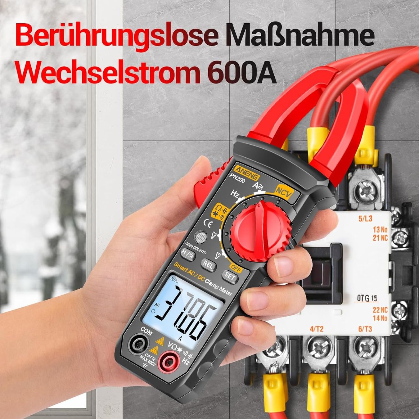 Misurare: Digitale Stromzange mit LED Lichtfür 4000 Counts – Nuovo (secondo la descrizione) da Thun venduto da keller001 6
