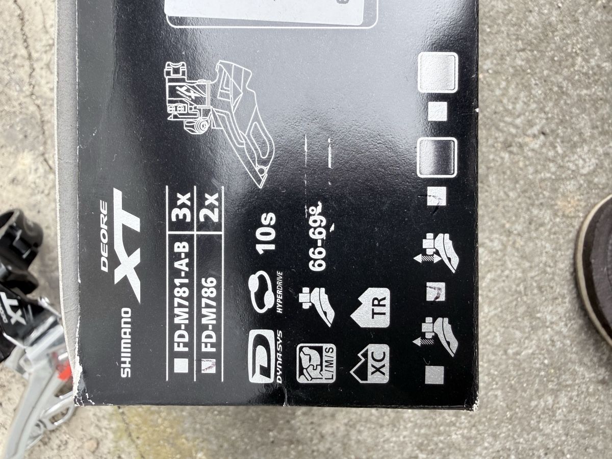 Shimano Pezzi di ricambio: Shimano XT 2fach Umwerfer  – Usato da Lohn-Ammannsegg venduto da taiaroha 1