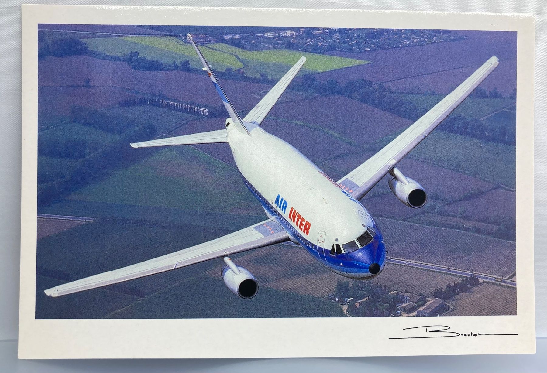 Cartoline postali: Postcard Mercure 100 Air Inter – Usato da Lugano venduto da sel_x7bg