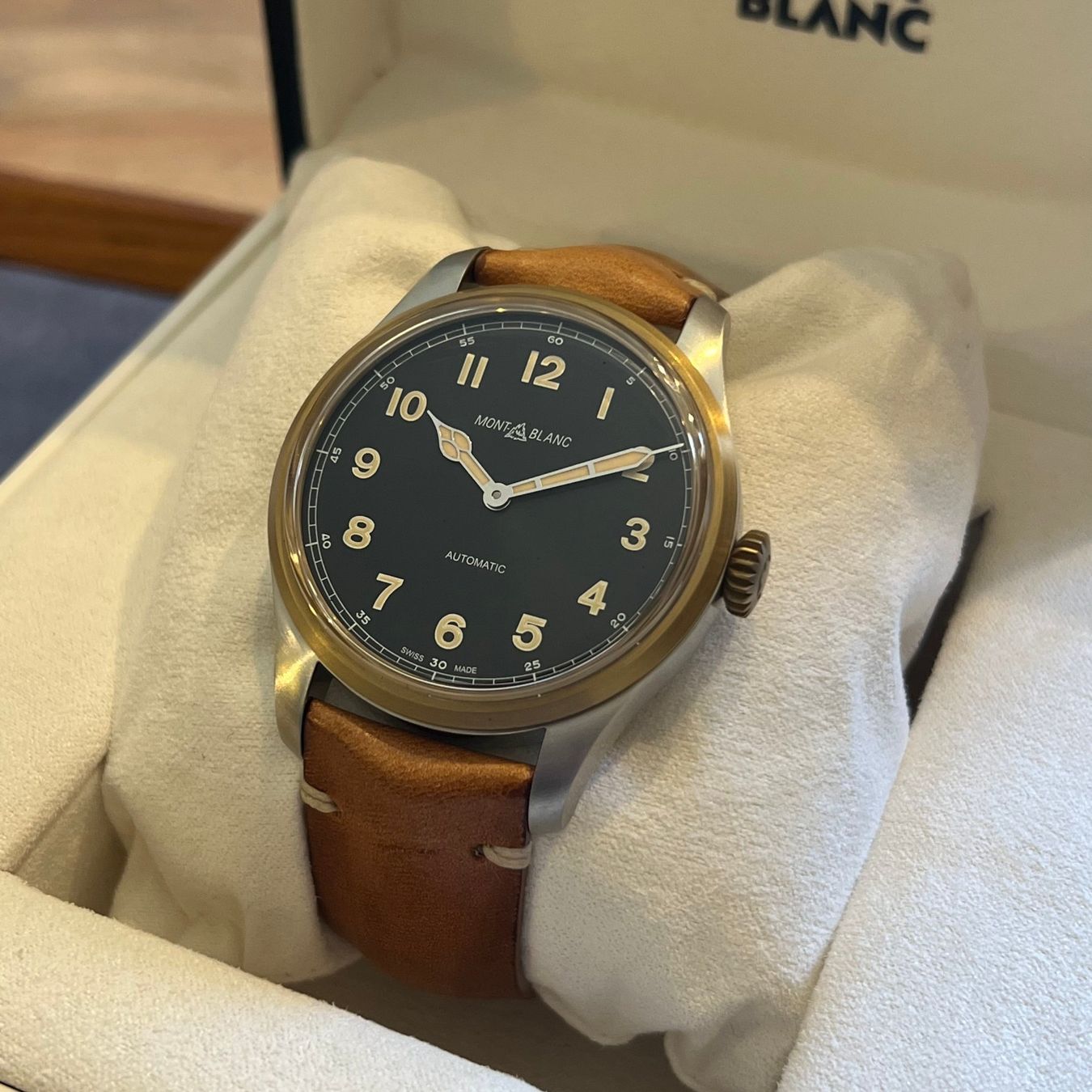 Montblanc Uhren: FLASH SALE Montblanc 1858 Automatic Full Set MB116241 – Gebraucht aus Carouge GE von Watchaser 2