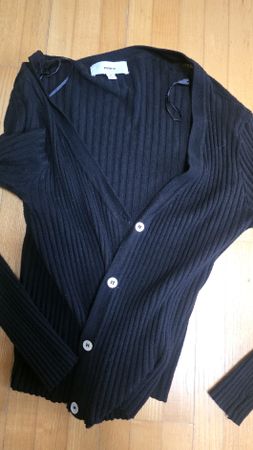 Cardigan, Jäckli von Zebra, schwarz, Grösse S cropped