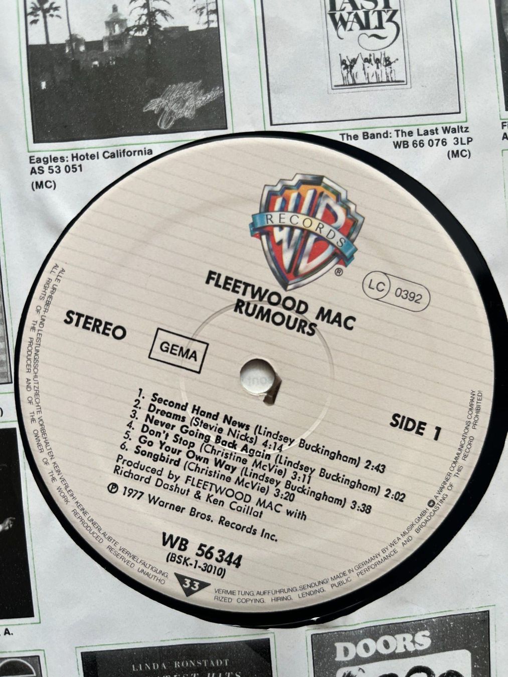 Dischi in vinile: Fleetwood Mac - Rumours Vinyl LP older press – Usato da Effretikon venduto da ChrisLamberger 2