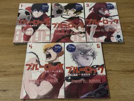 BLUELOCK x Liverpool Manga Vol 1-5 Set