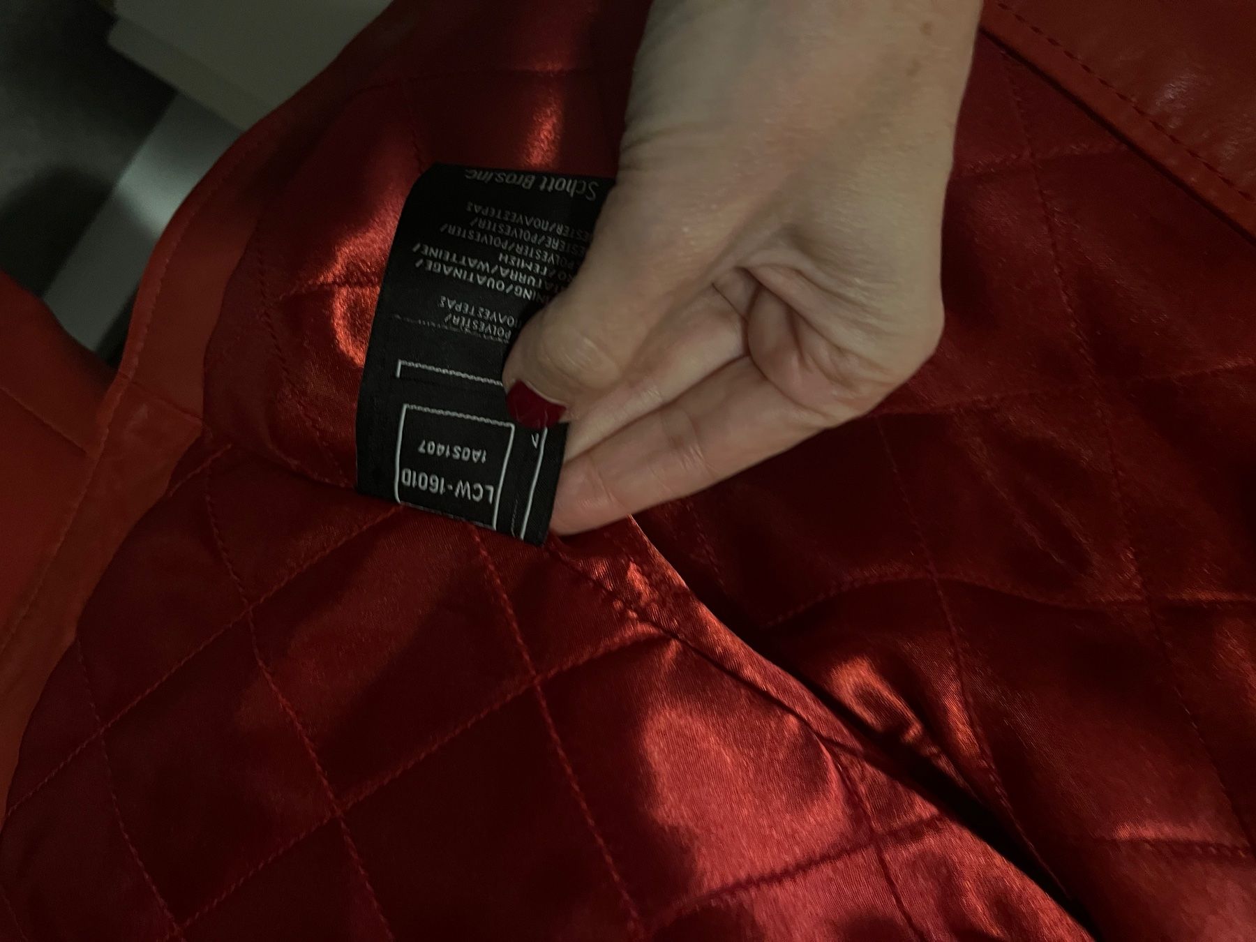 Schott Giacche: Perfecto Schott rouge taille L – Nuovo (secondo la descrizione) da Boudry venduto da Fiona1973 7