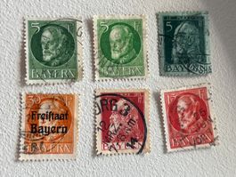 SALE ! Lot Bayern Briefmarken ab 1 CHF (Gratis-Versand)