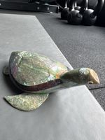 Figurine tortue en nacre véritable, déco marine 🐢✨