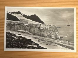 Antike Ansichtskarte, NORWEGEN, Magdalenenfjord, Gletscher