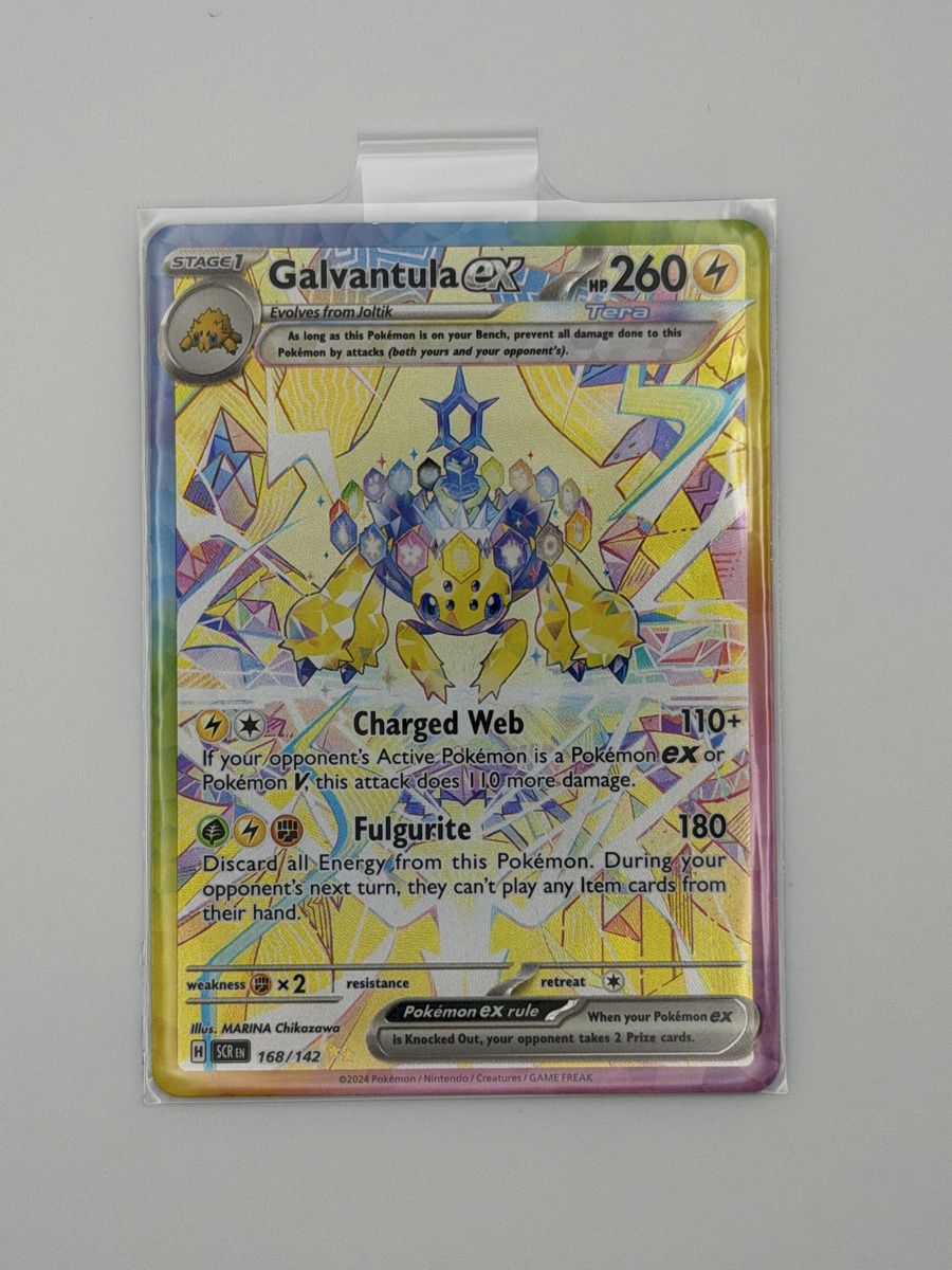 Pokémon Carte collezionabili: Pokémon Galvantula ex 168/142 – Nuovo (secondo la descrizione) da Uster venduto da EDM1903