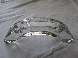 Kerzenhalter Glasbogen Rund geschwungen Glasi Hergiswil