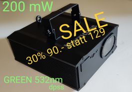 Partylaser Green 200 mW 532nm dpss DMX