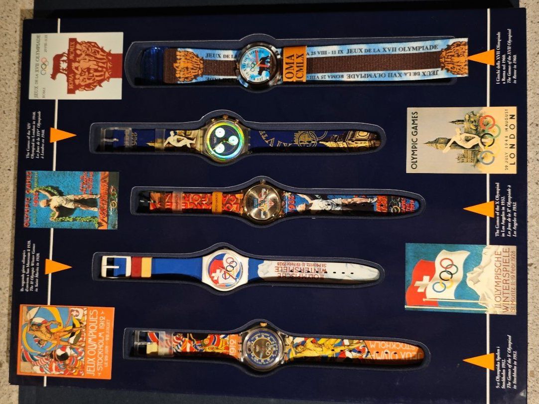 Swatch Orologi: Swatch Atlanta 1996, Olympic / Olympiade / Olympia – Nuovo (secondo la descrizione) da Pfaffhausen venduto da seppentony