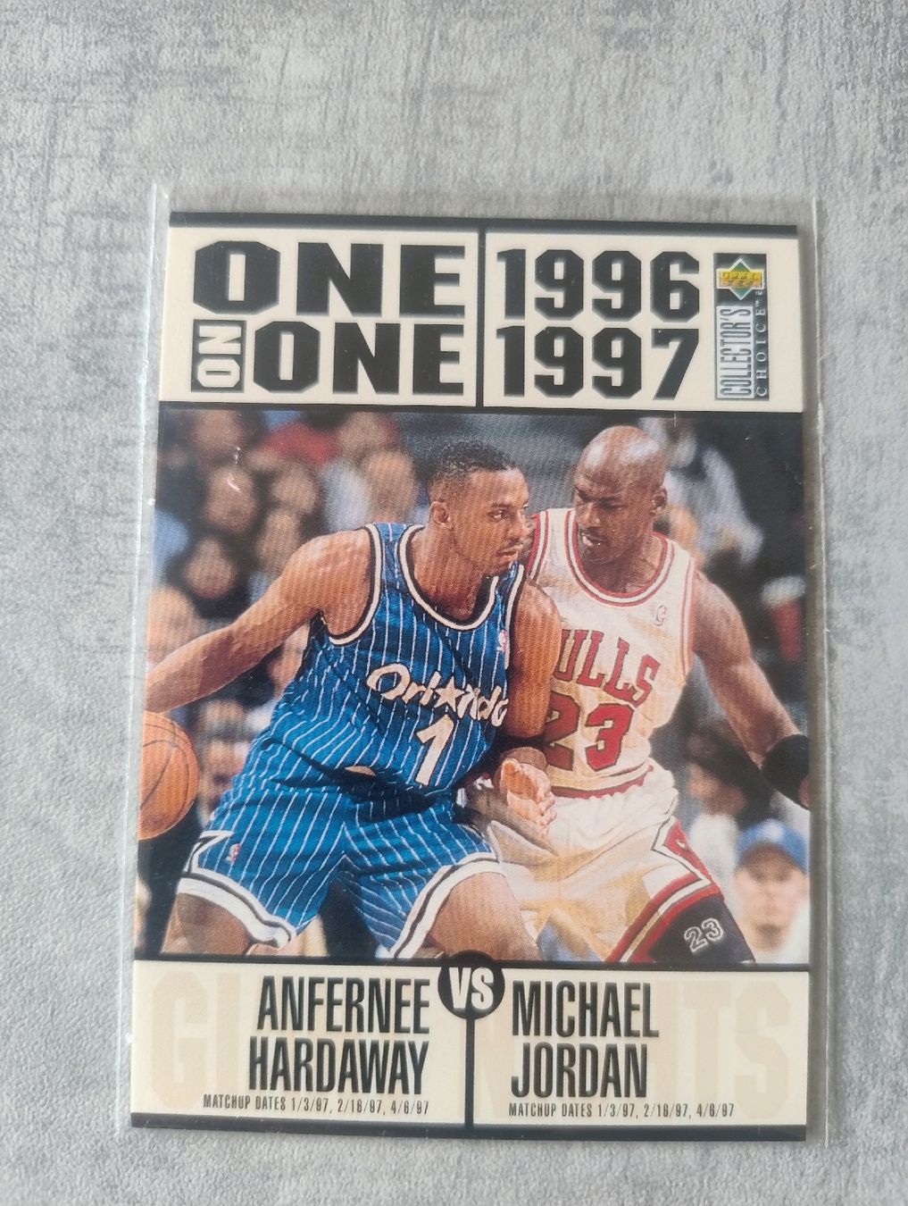 Nba Carte collezionabili: NBA One on One Upper deck Michael Jordan  – Nuovo (secondo la descrizione) da Martigny venduto da jul_7s5x