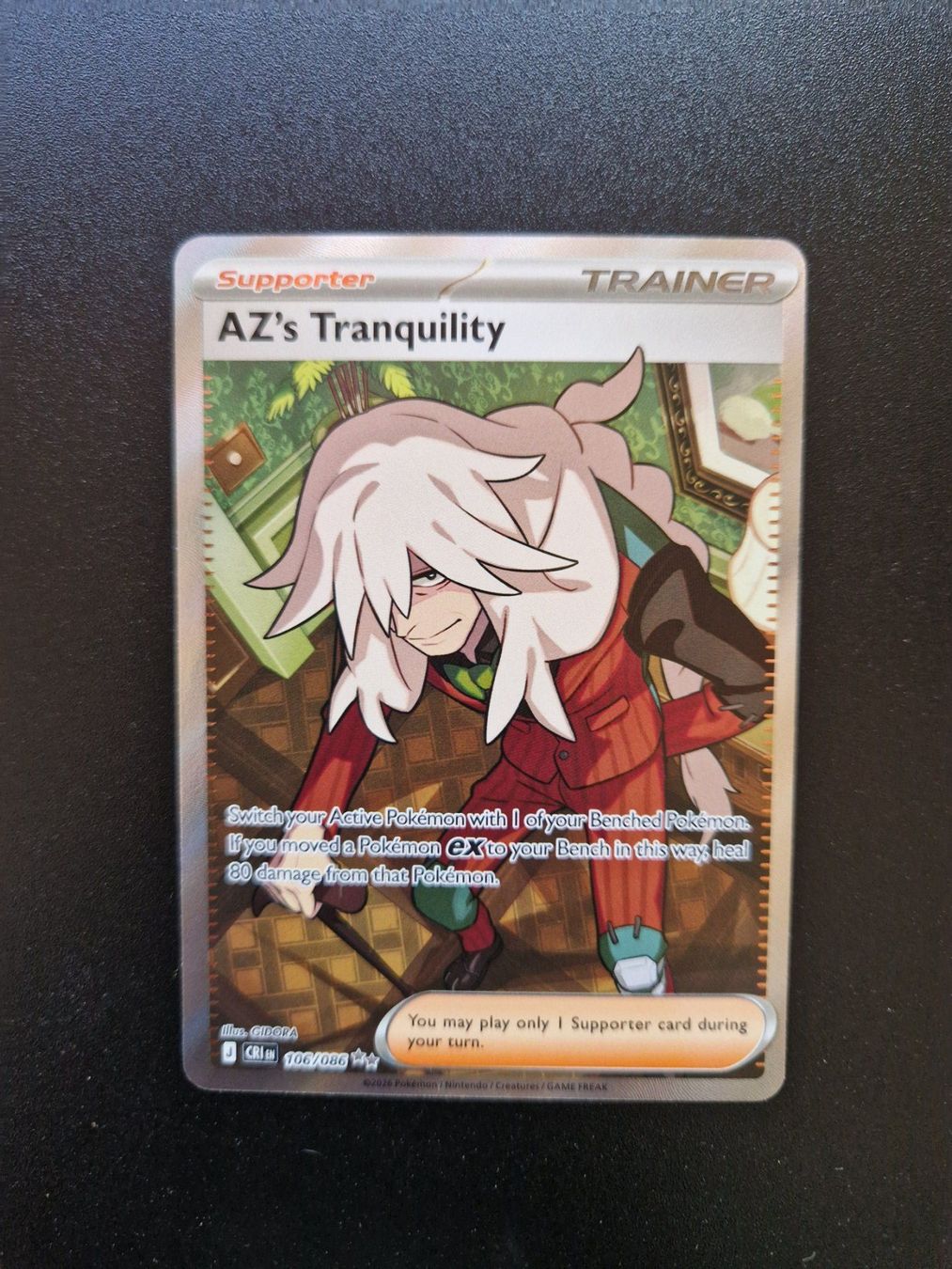 Pokémon Carte collezionabili: AZ's Tranquility 106/086 - CRI En - Near Mint – Nuovo (secondo la descrizione) da Courrendlin venduto da Al_an