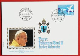 SCHWEIZ VATIKAN PAPST BESUCH LUGANO 1984