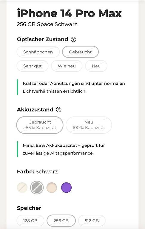 Handys / Smartphones: I Phone 14 Pro Max – Gebraucht aus Wiesendangen von schnuef 2