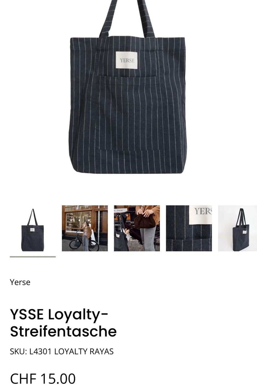Borse: YERSE Tasche 40x38x8cm NEU – Nuovo (secondo la descrizione) da Degersheim venduto da Starkigel 5