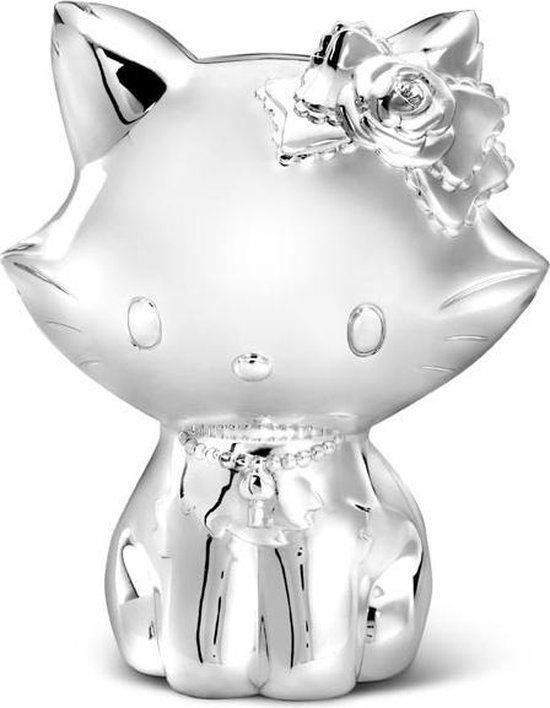 Salvadanai: Charmmykitty Spardose versilbert – Nuovo e nell'imballaggio originale da Zürich venduto da nautic-music-more 2