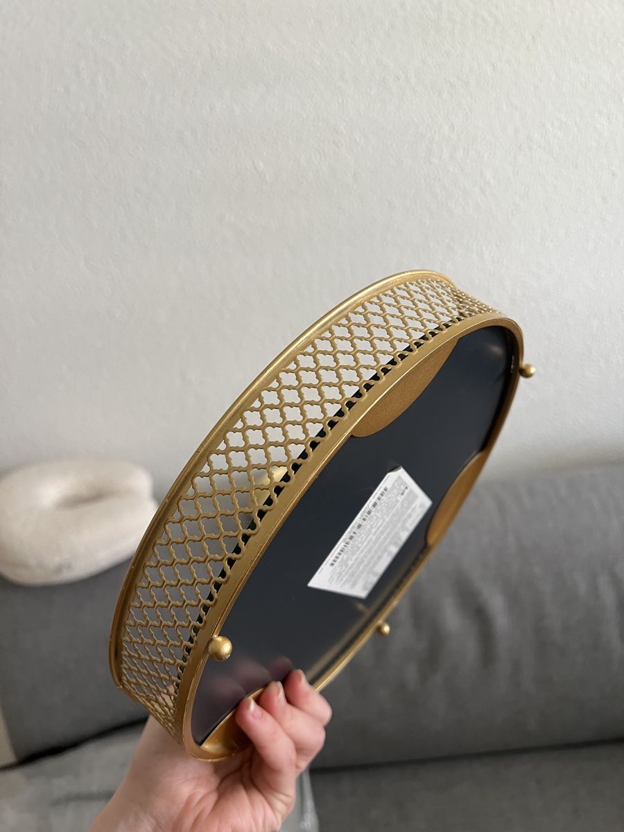 Piatti di portata: Tablett Spiegel Gold – Nuovo (secondo la descrizione) da Pfäffikon SZ venduto da str_s55r 1