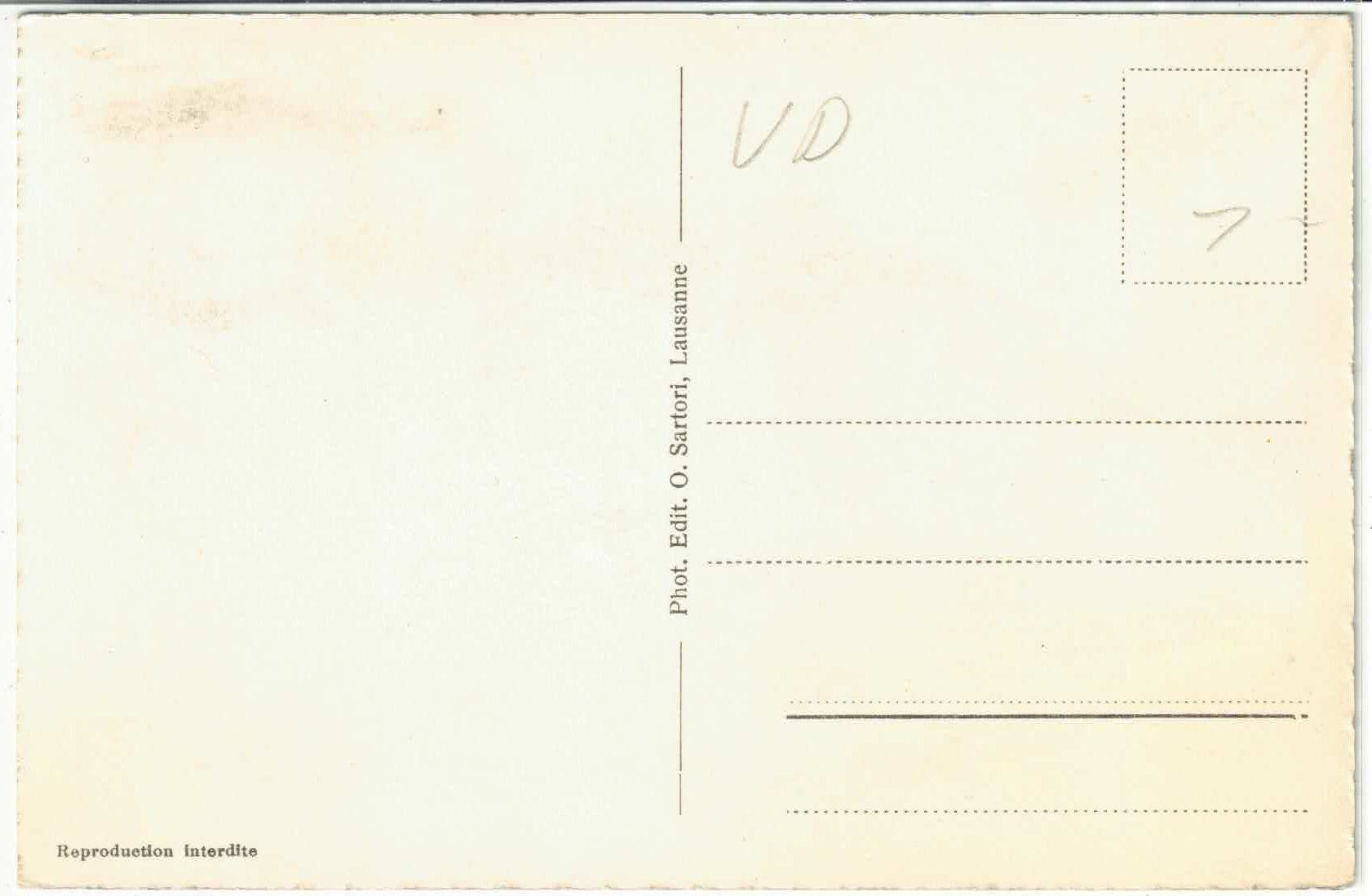 Cartoline postali: Caux - Panorama – Usato da Ettingen venduto da Kartenplanet 1