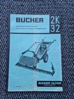 Original ET-Liste Bucher 2K 32 Eingrasvorrichtung