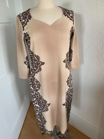 Komplimente Damen Kleid, Gr. 38/40, beige