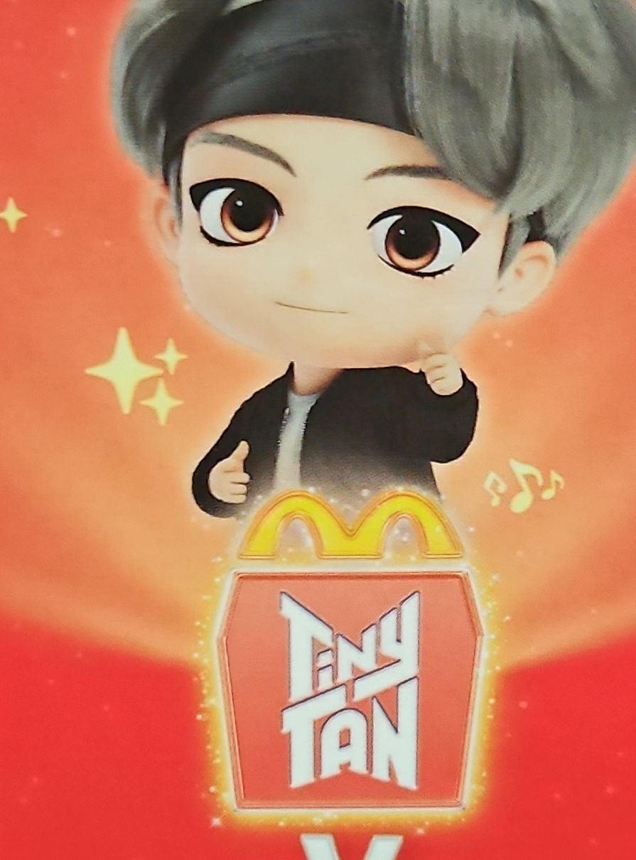 Mc Donald's Figurines: TinyTAN McDonald's Figur V mit Karte  – D'occasion à Root par Christini 1
