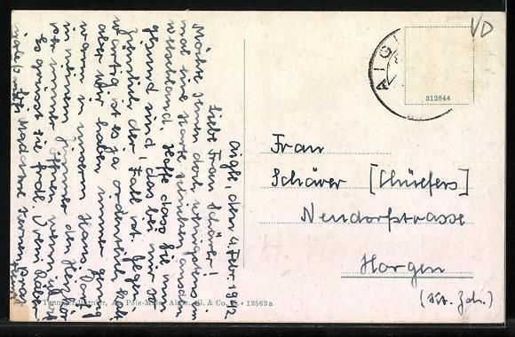 Cartoline postali: AK Aigle, Teilansicht mit Kirche, 1942 – Usato da Berlin venduto da bartko-reher 1