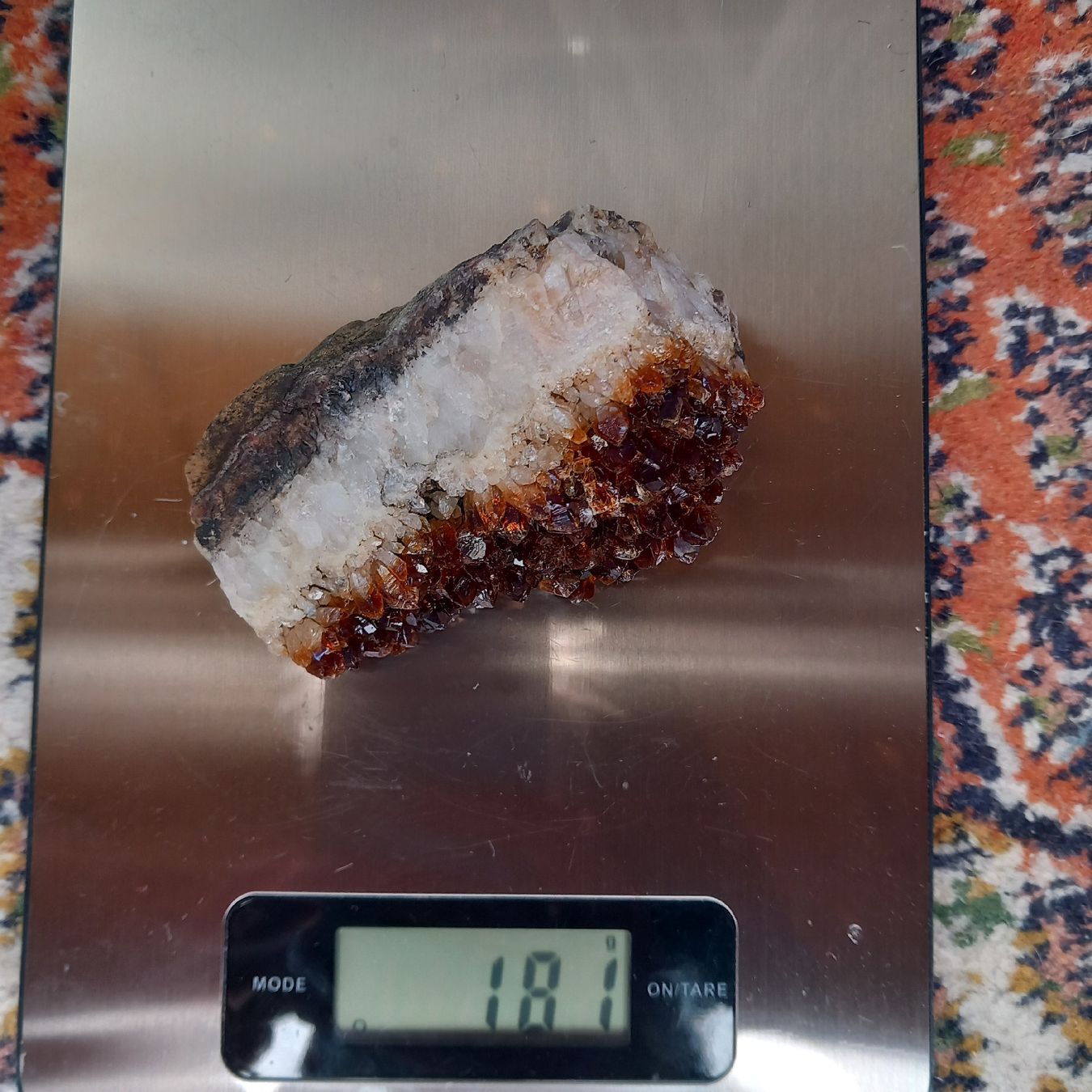 Pietre preziose: Citrin Quarz Druse Edelstein 181g – Usato da Ebnat-Kappel venduto da blazzi 4