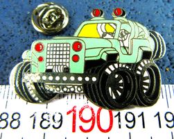 JEEP FUN OFF-ROAD SHOW-CAR PIN ENAMEL  40mm GROSSS