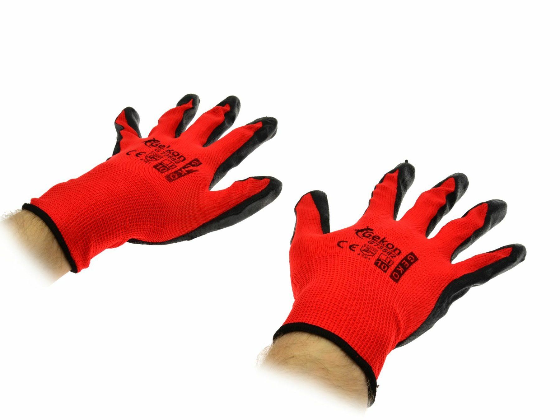 Handschuhe & Handstulpen: 6 Stk. Schutzhandschuhe XL ROTES Nitril – Neu und originalverpackt aus Gerlafingen von