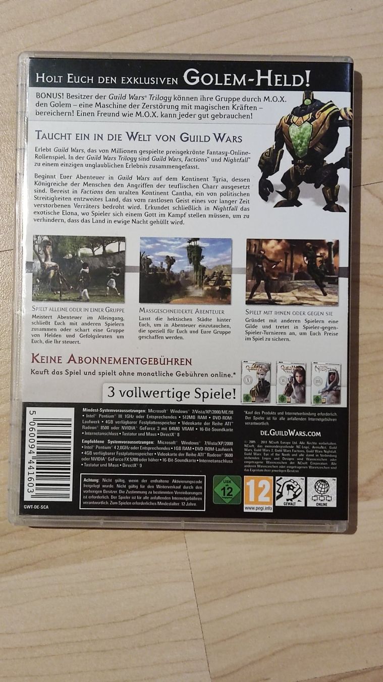 Jeux: Guild Wars - Trilogy PC – D'occasion à Schongau par Retro_Shop 1