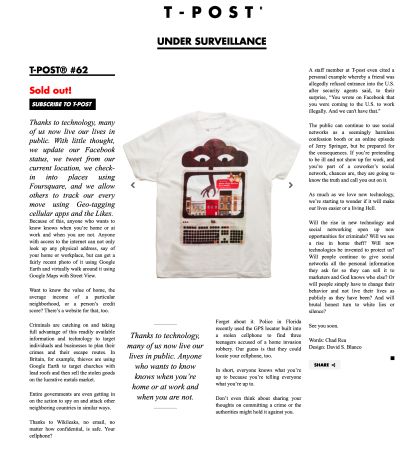 T-post.com Special T-Shirts mit Background - Grösse M