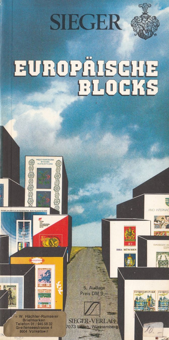 Tutti i francobolli: Europäische Blocks 1980 – Usato da Bürglen TG venduto da StampGraf