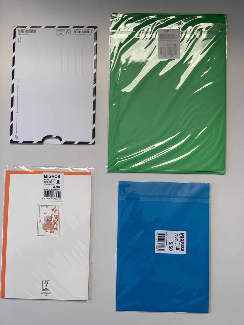 Cartoline: 4er-Set Grusskarten, neu – Nuovo e nell'imballaggio originale da Windisch venduto da rhu_wd8q 1