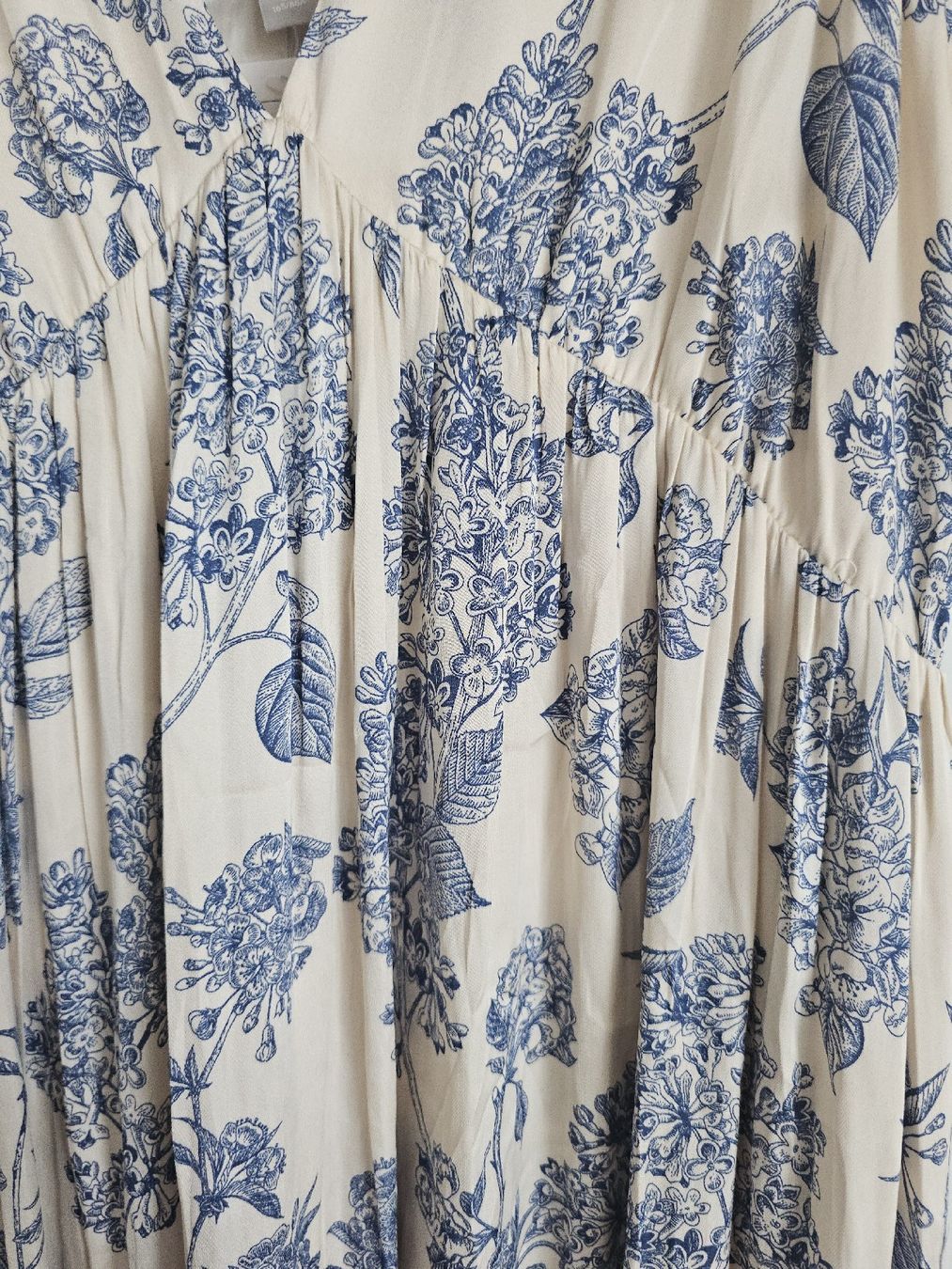 H&M Kleider: Maxikleid H&M Blumenmuster Blau Weiss Grösse S – Neu und originalverpackt aus Aesch ZH von _tigerlily_ 5
