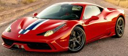 FERRARI - 458 SPECIALE 2013 CON VETRINA 1/12 rosso NEU