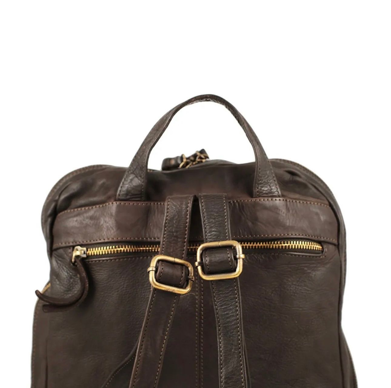 Zaini: Lederrucksack groß Milano - Farbe: Braun – Nuovo e nell'imballaggio originale da Wittenbach venduto da WWW.DRILUBAGS.CH 3