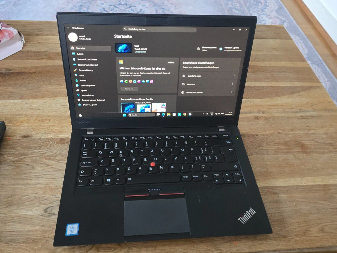 Lenovo Notebook: Lenovo ThinkPad T460S I7 vpro – Usato da Wallisellen venduto da theblacksheep